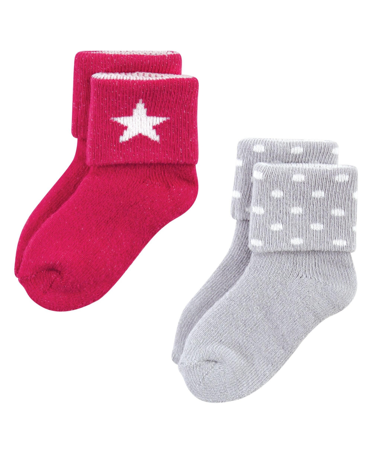 Hudson Baby Baby Girls Grow With Me Socks 12pk, Months - Bird