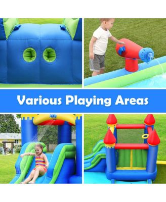 Kids Inflatable Bounce House Water Slide without Blower