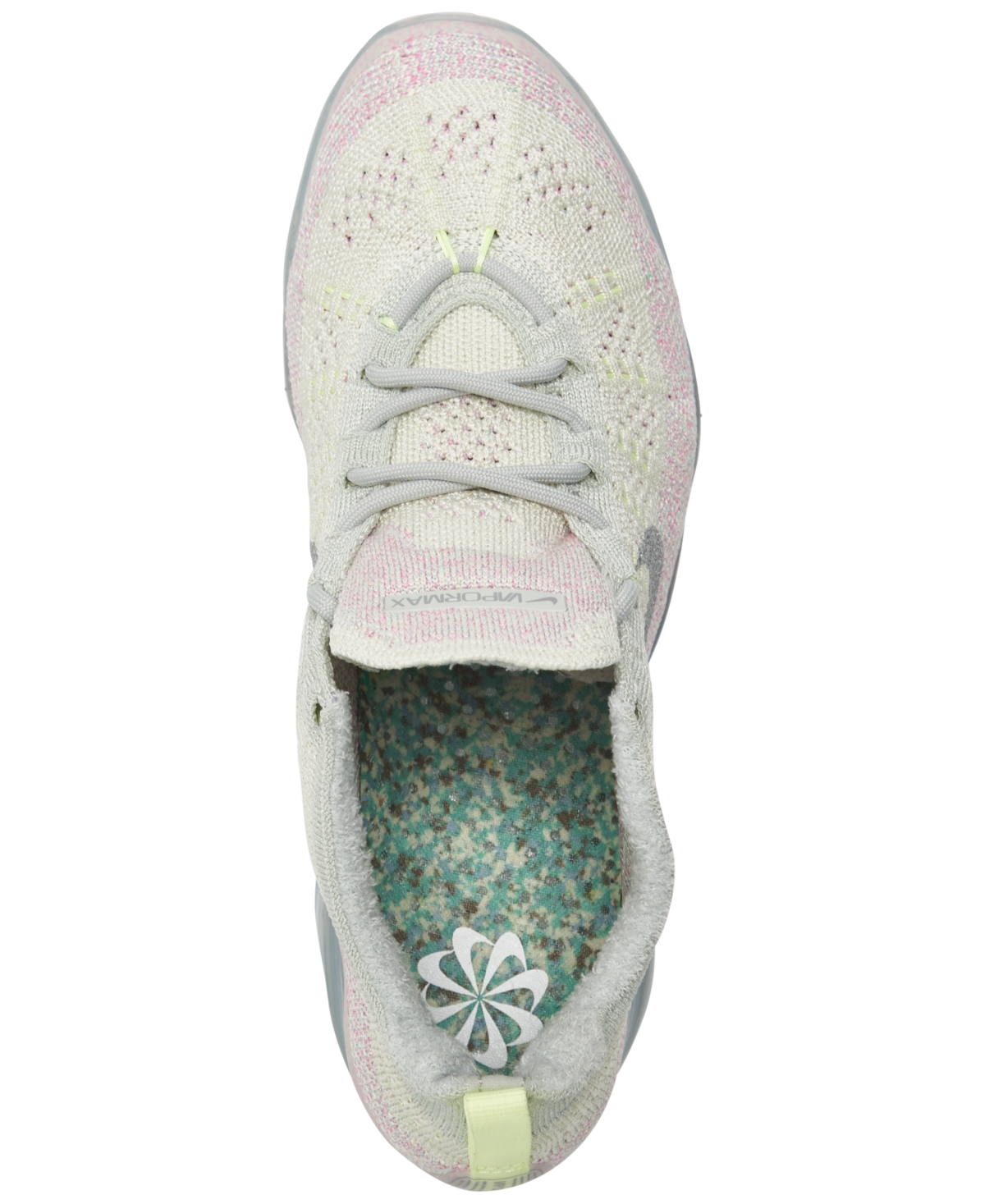 Nike Women's Air Vapormax 2023 Flyknit Next Nature Running Sneakers From Finish Line In Seaglass,silver