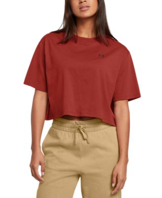 Under Armour - Women's Boxy Cropped Logo T-Shirt
