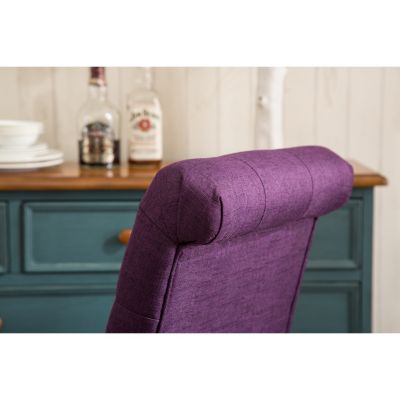 Solid Wood Tufted Parsons Dining Chair, Set of 2