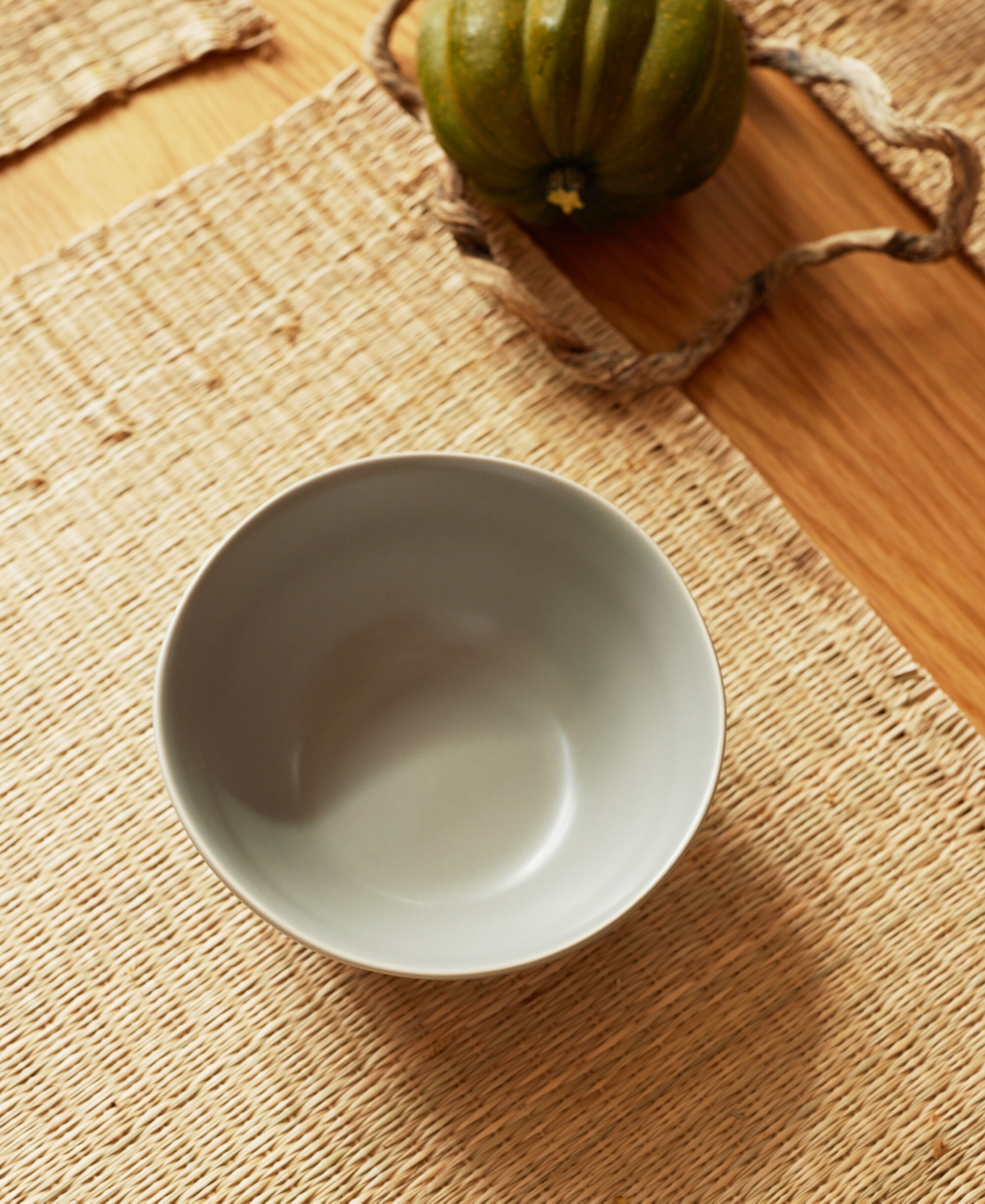 Fable Stackable Ceramic Stoneware Breakfast Bowls Set Of Four In Cloud White