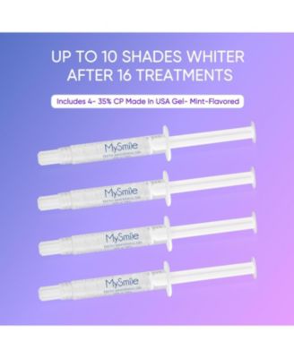 Deluxe 10 Min Teeth Whitening Kit with 28 LED Light, 35% Carbamide Peroxide Teeth Whitening Gel, Helps Remove Years of Stains from Coffee, Soda, Wines, Smoking, Food