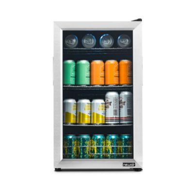 100 Can Beverage Fridge in Stainless Steel