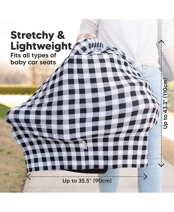 KeaBabies Car Seat Cover for Babies, MultiUse Nursing Cover, Infant