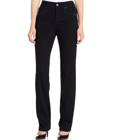 Style & Co Tummy-Control Straight-Leg Jeans, Created for Macy's - Jeans ...
