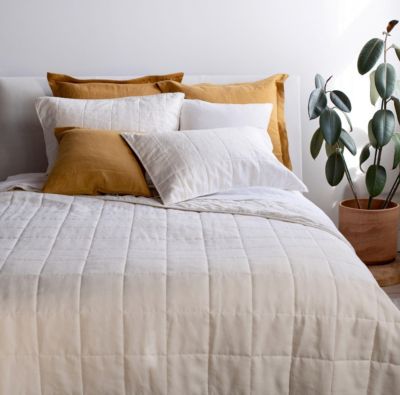 French Linen 3pc Quilt & Sham Set - Twin/Twin XL