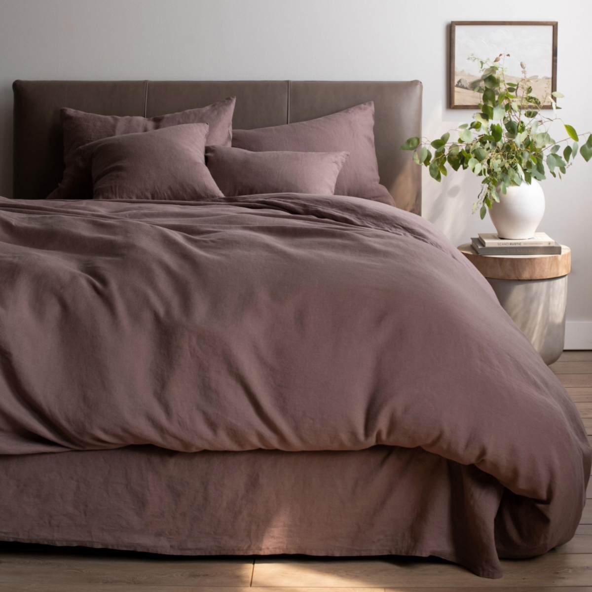 100% French Linen Duvet Cover & Sham Set - Full/Queen