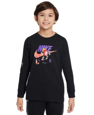Nike - Big Kids Sportswear Cotton Long-Sleeve T-Shirt