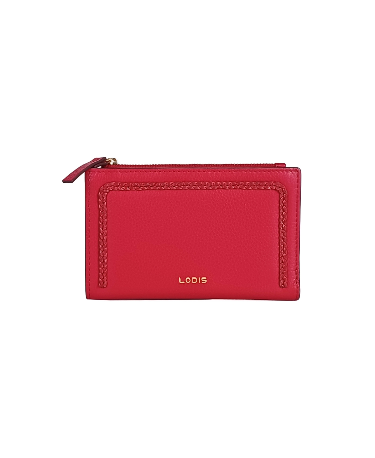 Rope Me in North or South French Leather Purse - Deep Raisin