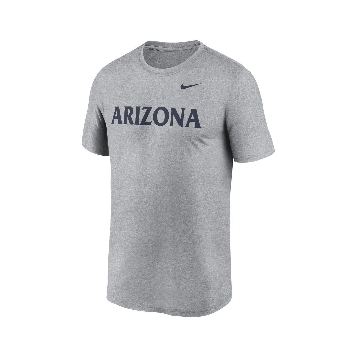 Мужская футболка Nike Heather Gray Arizona Wildcats Primetime Legend Wordmark — фото 3