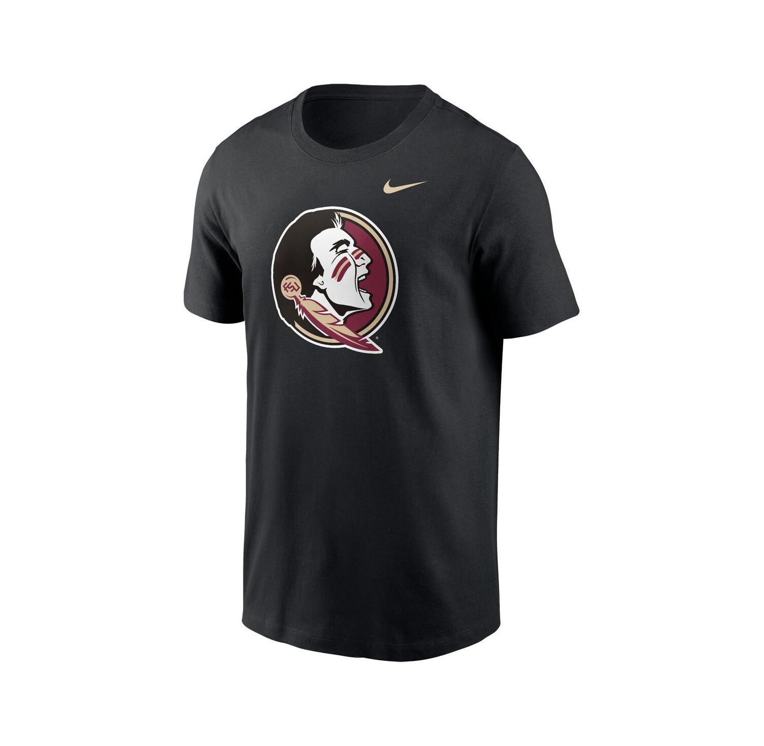 Men's Black Florida State Seminoles Primetime Evergreen Logo T-Shirt