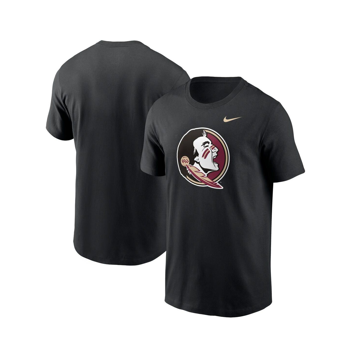Мужская футболка Nike Black Florida State Seminoles Primetime Evergreen Logo — фото 1