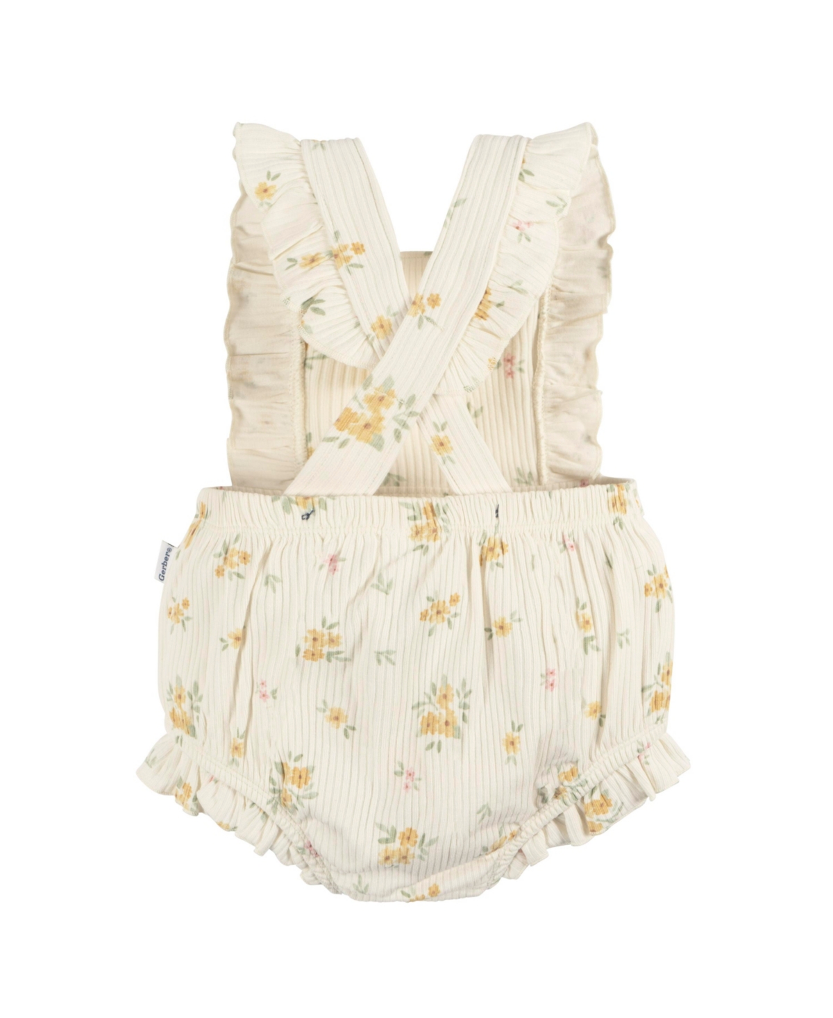 Gerber Baby Girls Baby Sleeveless Ruffle Romper