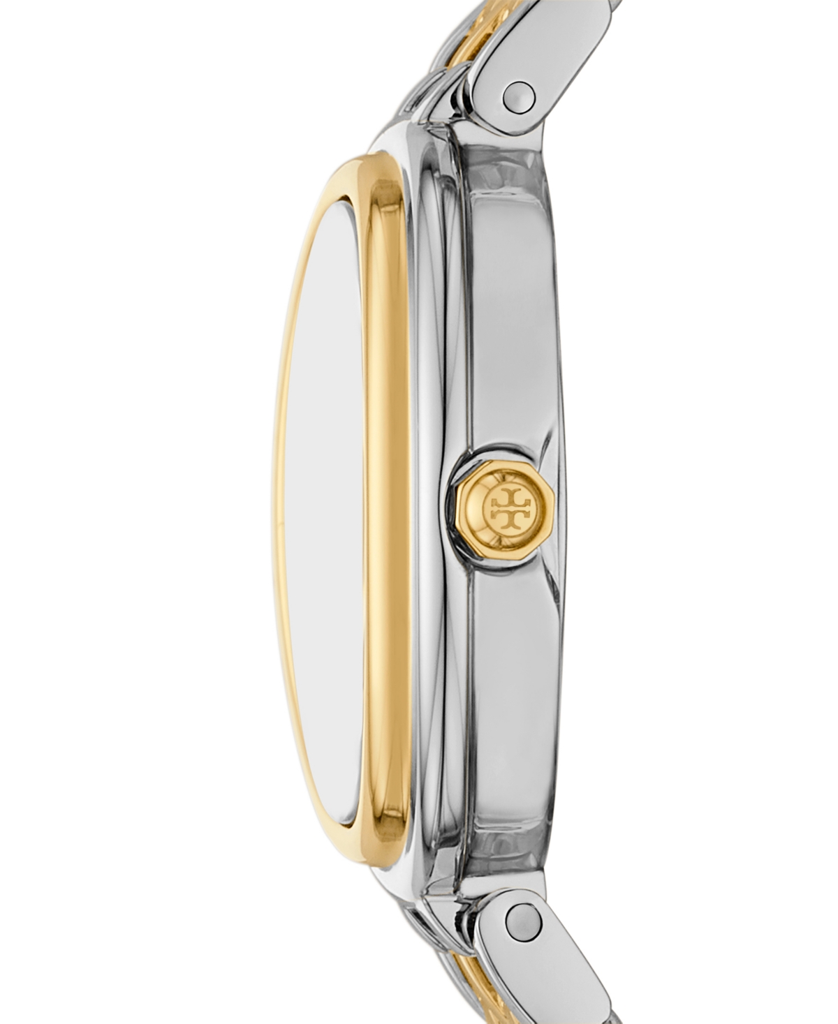 Tory Burch Women's The Oval Two-tone Stainless Steel Bracelet Watch 22mm In No Color