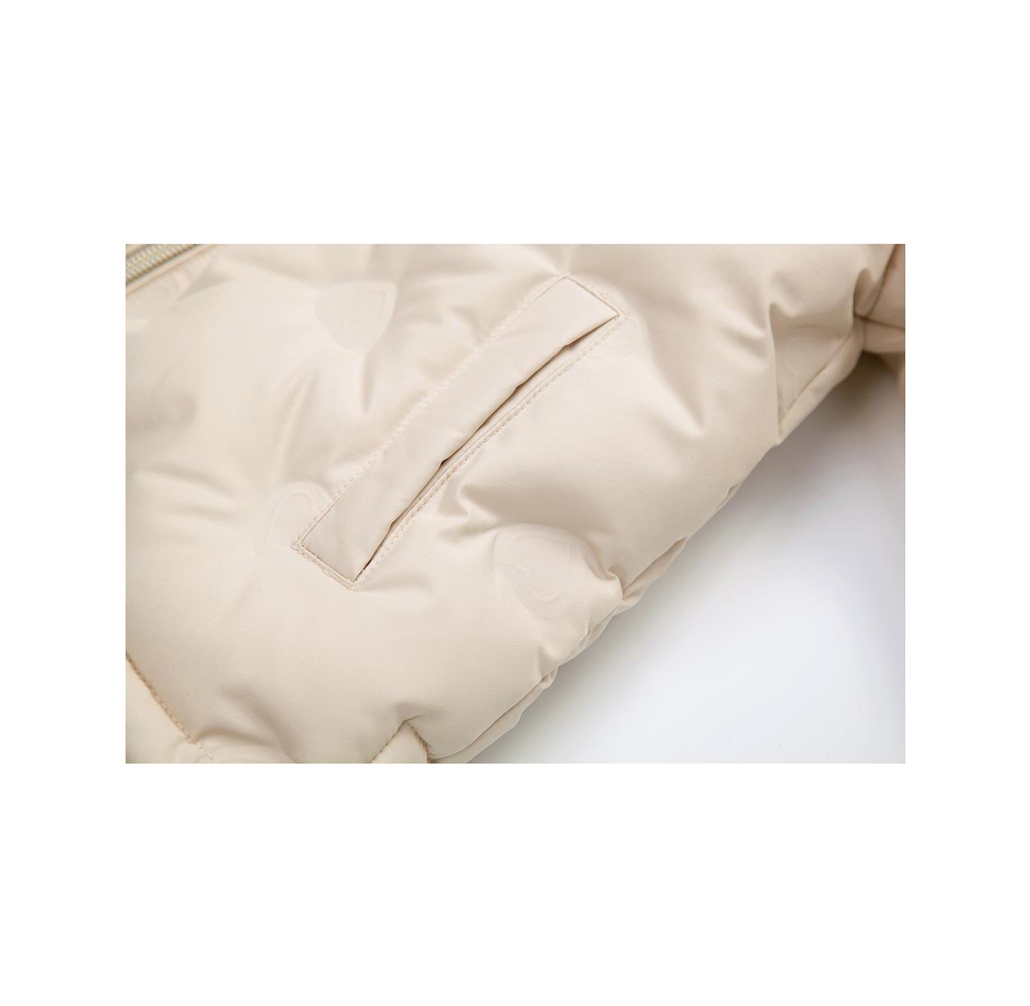 Baby Girls Fleece Lined Heart Puffer Jacket 6-24M