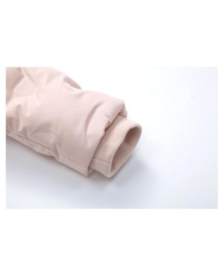 Baby Girls Fleece Lined Heart Puffer Jacket 6-24M