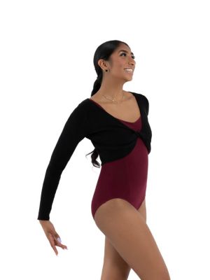 Women's Shrug with Faux Knot