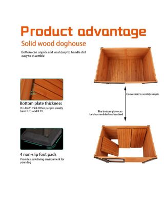 Streamdale Furniture Streamdale Villa Dog House Eco-Friendly, Indoor-Outdoor