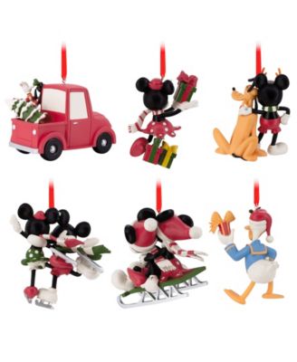 Hallmark Disney Mickey Christmas Ornaments, Set of 6