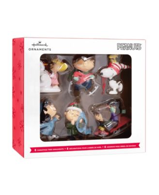 Hallmark The Peanuts Gang Christmas Ornaments, Set of 6
