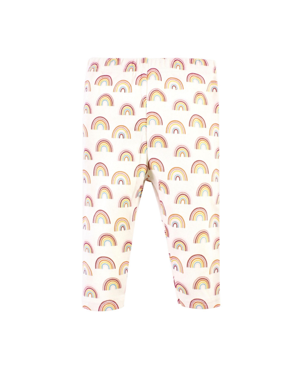 Hudson Baby Baby Girls Long-Sleeve Bodysuits and Pants, Sunshine Rainbows Long-Sleeve - Sunshine rainbows long-sleeve