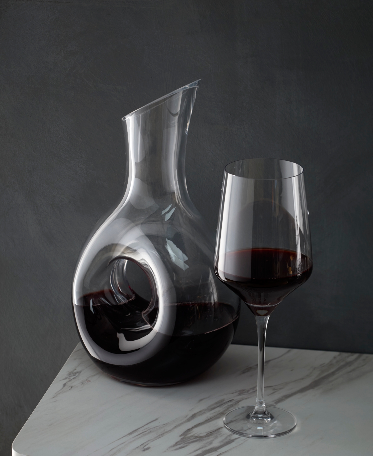 Lenox Tuscany Classics Angled Optic Wine Glasses, Set Of 6 In Clear
