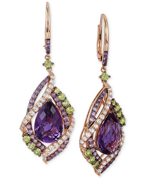 Le Vian Crazy Collection® Multi-Stone Drop Earrings (12-3/4 ct. t.w ...
