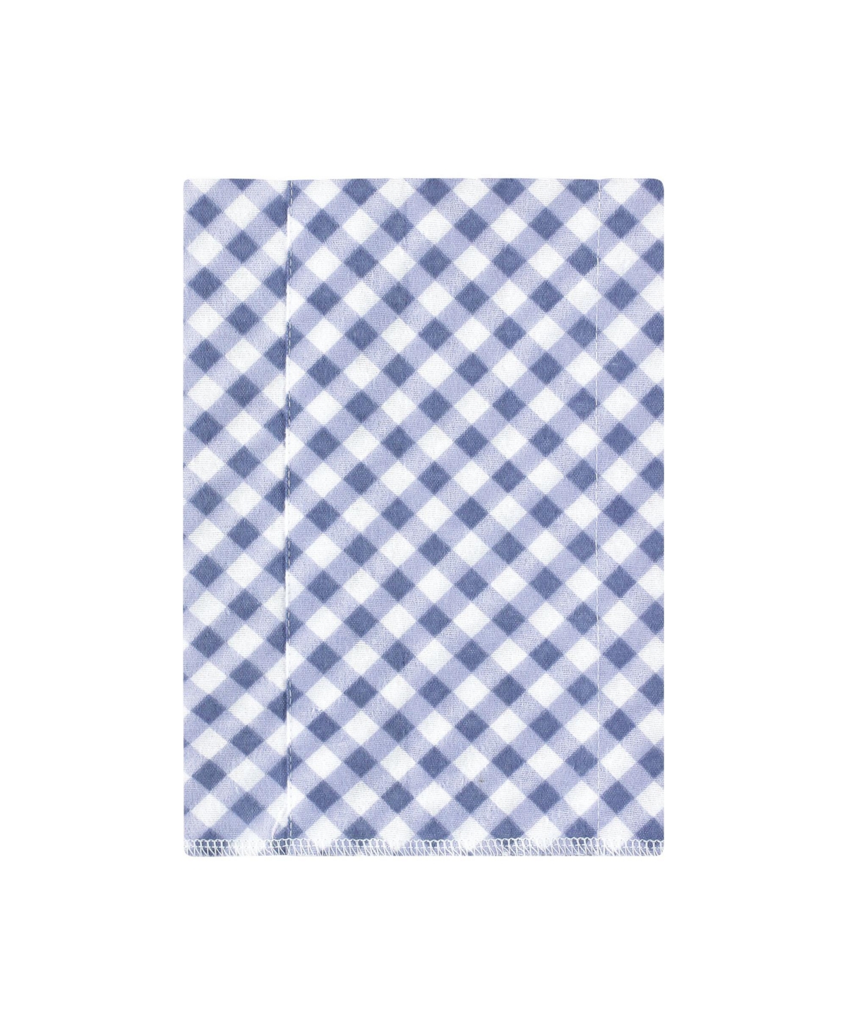 Hudson Baby Infant Girl Cotton Flannel Burp Cloths, Pink Blue Pretty Floral 4 Pack, One Size - Pink blue pretty floral 4 pack