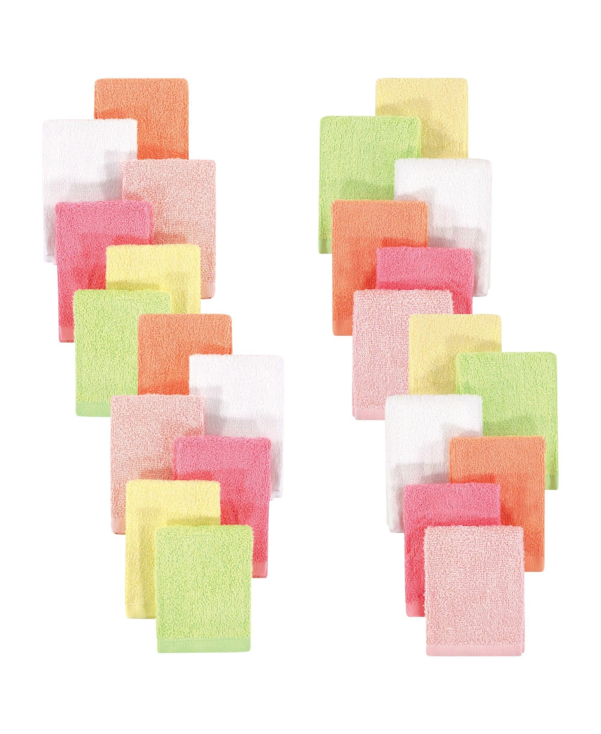 Hudson Baby Girls Rayon from Bamboo Washcloth Bundle