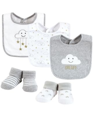 5Pk Bandana Bibs and Socks Set