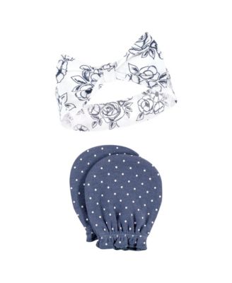 Baby Girls Hudson 8Pk Headband and Scratch Mitten Set