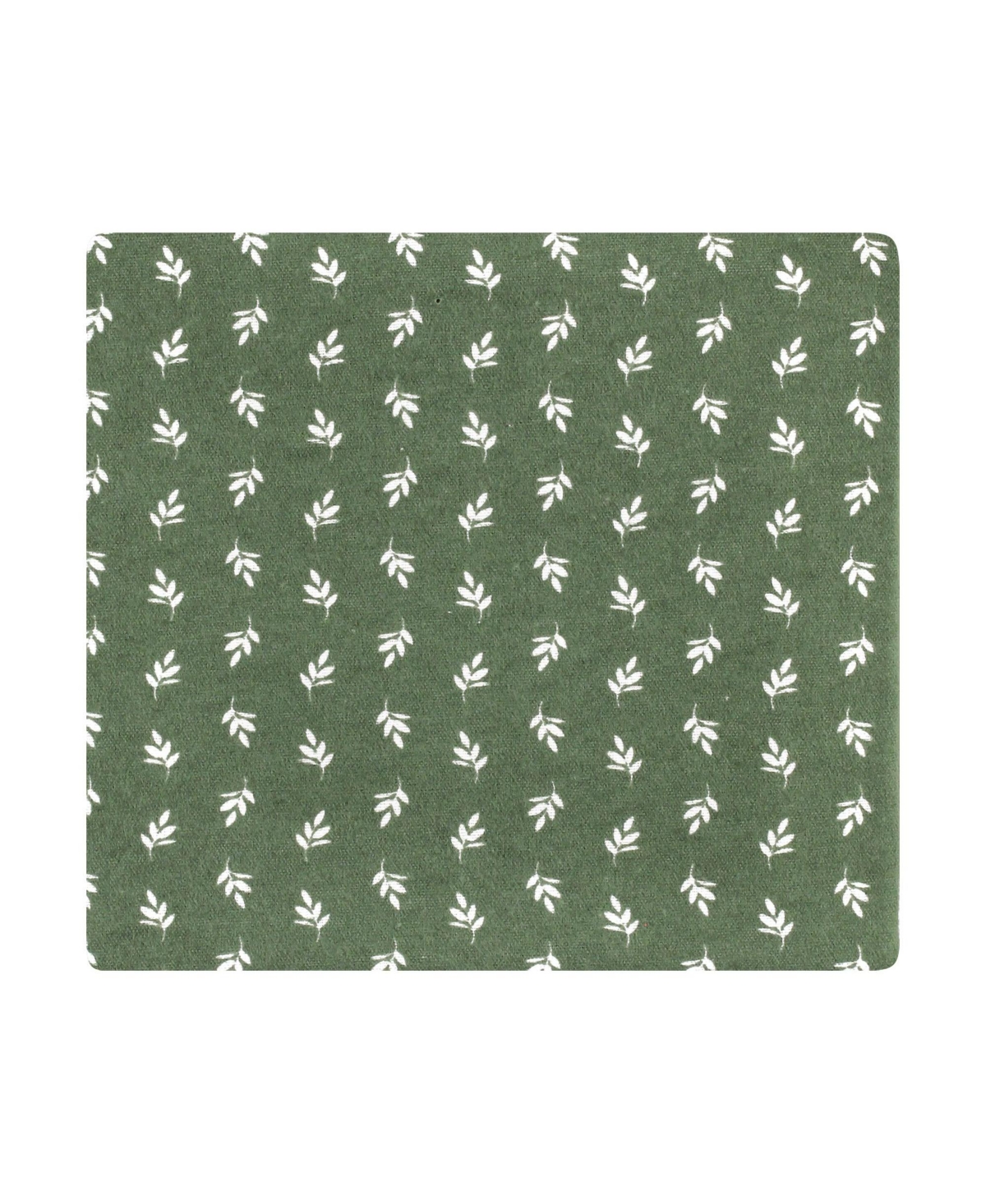 Hudson Baby Infant Girl Cotton Flannel Receiving Blankets, One Size - Eucalyptus