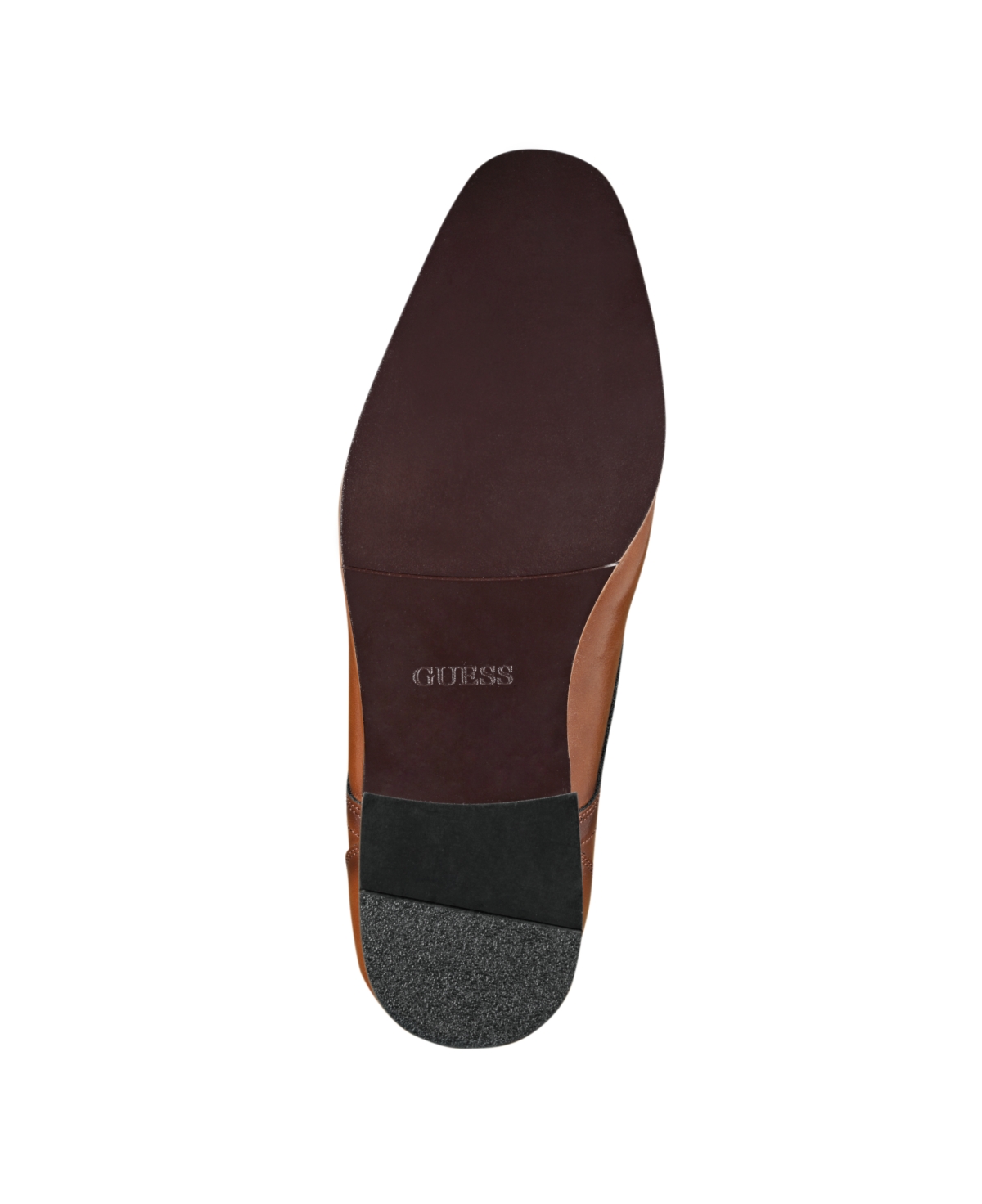 Shop Guess Men's Sulai Cap Toe Lace Up Dress Oxfords In Medium Brown