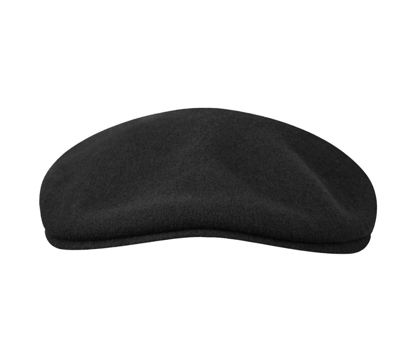 Мужские шерстяные кепки Kangol 504 Ivy и плоские, цвет: Чёрный / Золотой — фото 2