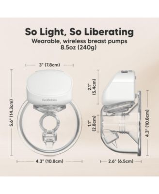 Pulse S10 Pro Breast Pump, Hands Free Double Electric Breast Pumps, Wearable Breastfeeding Pump Portable, 24mm Flange