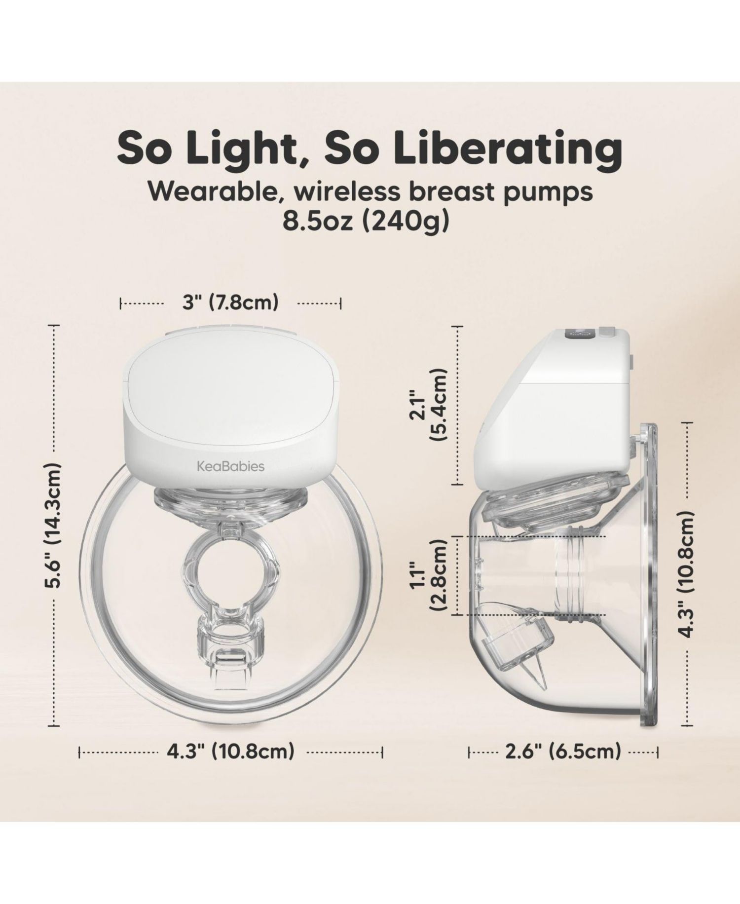 Pulse S10 Pro Breast Pump, Hands Free Double Electric Breast Pumps, Wearable Breastfeeding Pump Portable, 24mm Flange