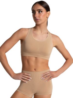 Women's Seamless Racerback Sports Bra