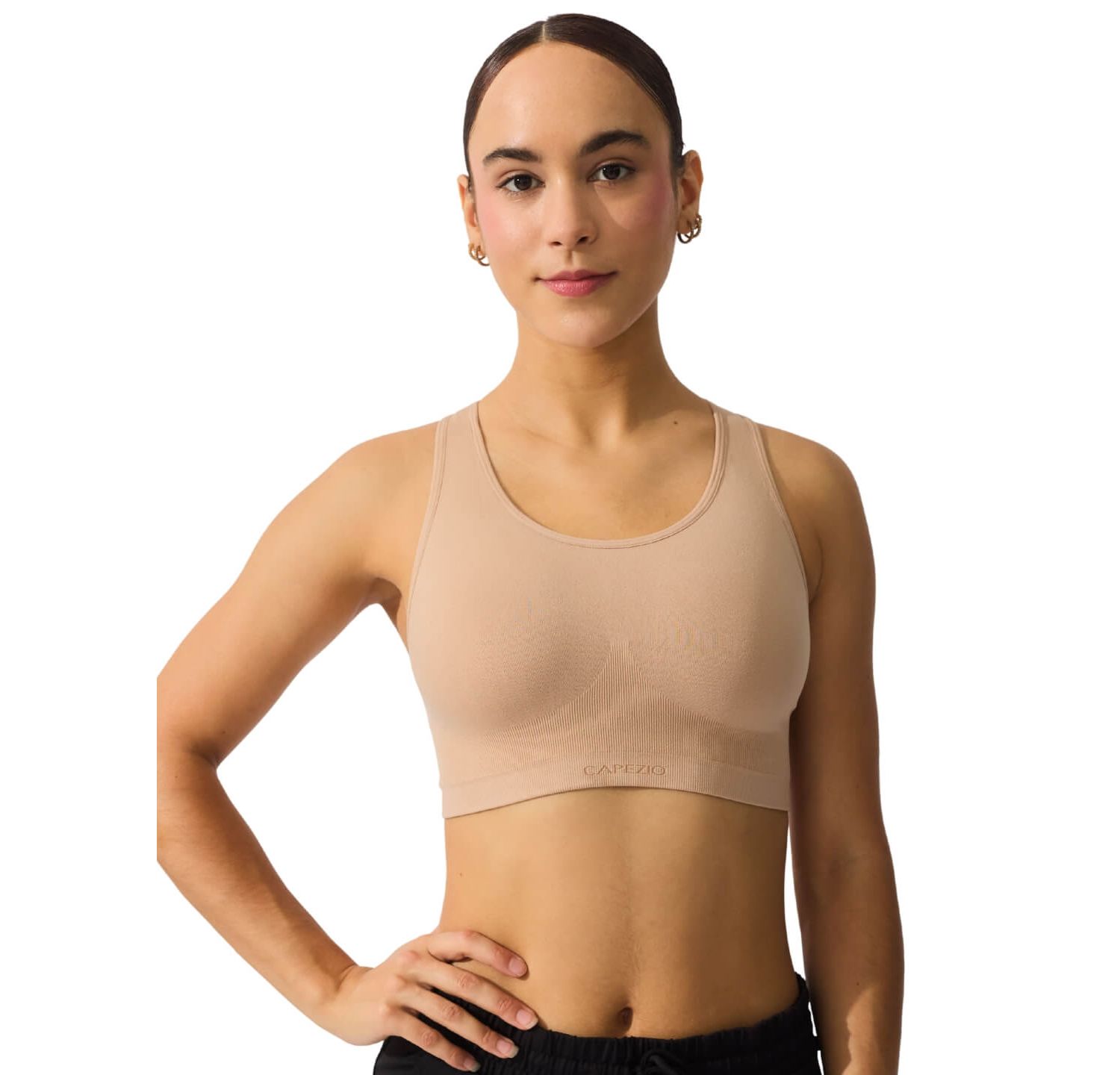 Women's Seamless Racerback Sports Bra