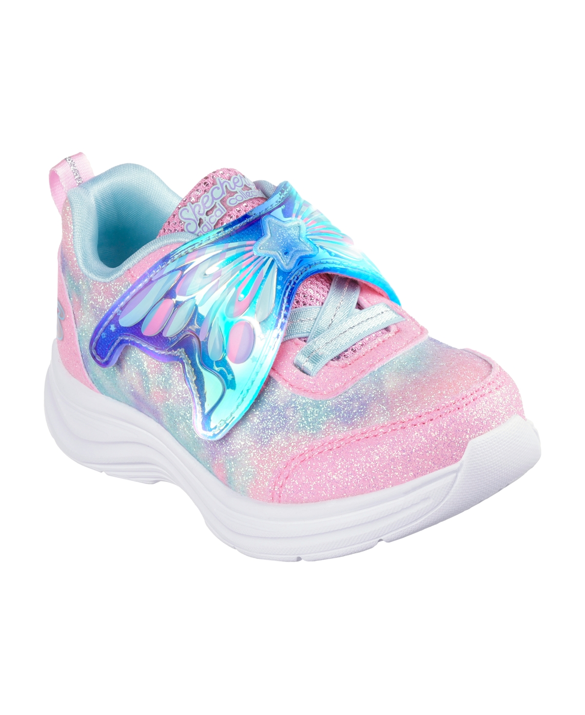 Skechers Toddler Girls Slip-Ins- Glimmer Kicks' - Fairy Chaser Adjustable Strap Casual Sneakers from Finish Line - Lavender