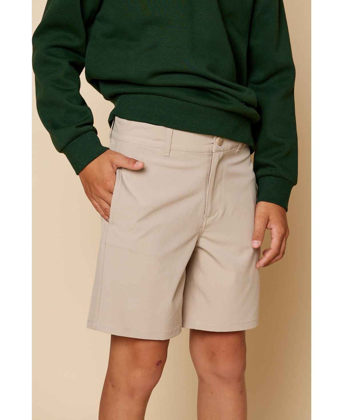 B by Brooks Brothers Big Boys Stretch Shorts