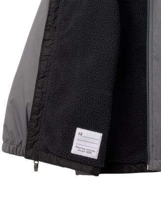 Big Boys Glennaker II Fleece-Lined Full-Zip Hooded Rain Jacket