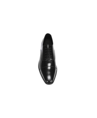 Men's Bill Cap Toe Oxford Leather Dress Shoes