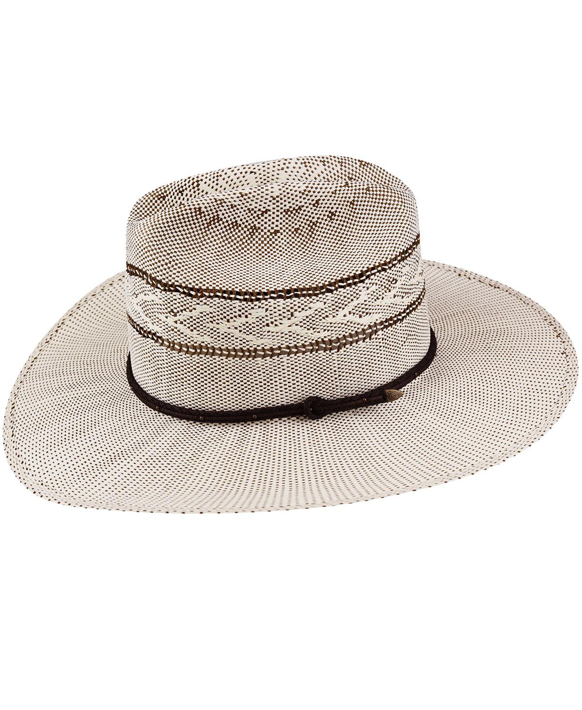 Men's Alameda Bangora Cowboy Hat Cowboy Western - Ivory/brown