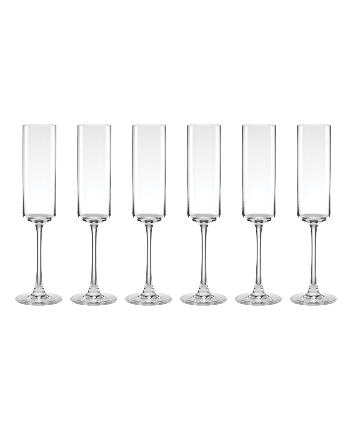Lenox Tuscany Classics Straight Flutes, Set Of 6 In Clear