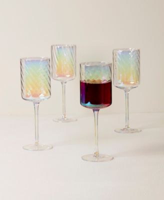 Tuscany Classics Iridescent Red Wine Glass, Set Of 4