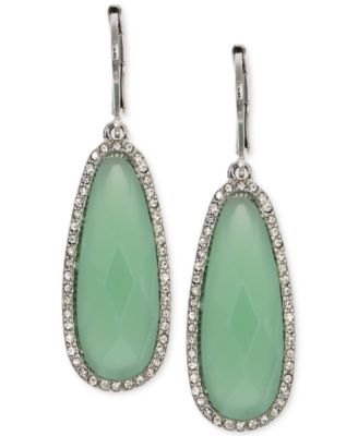 lonna & lilly Large Stone Drop Earrings