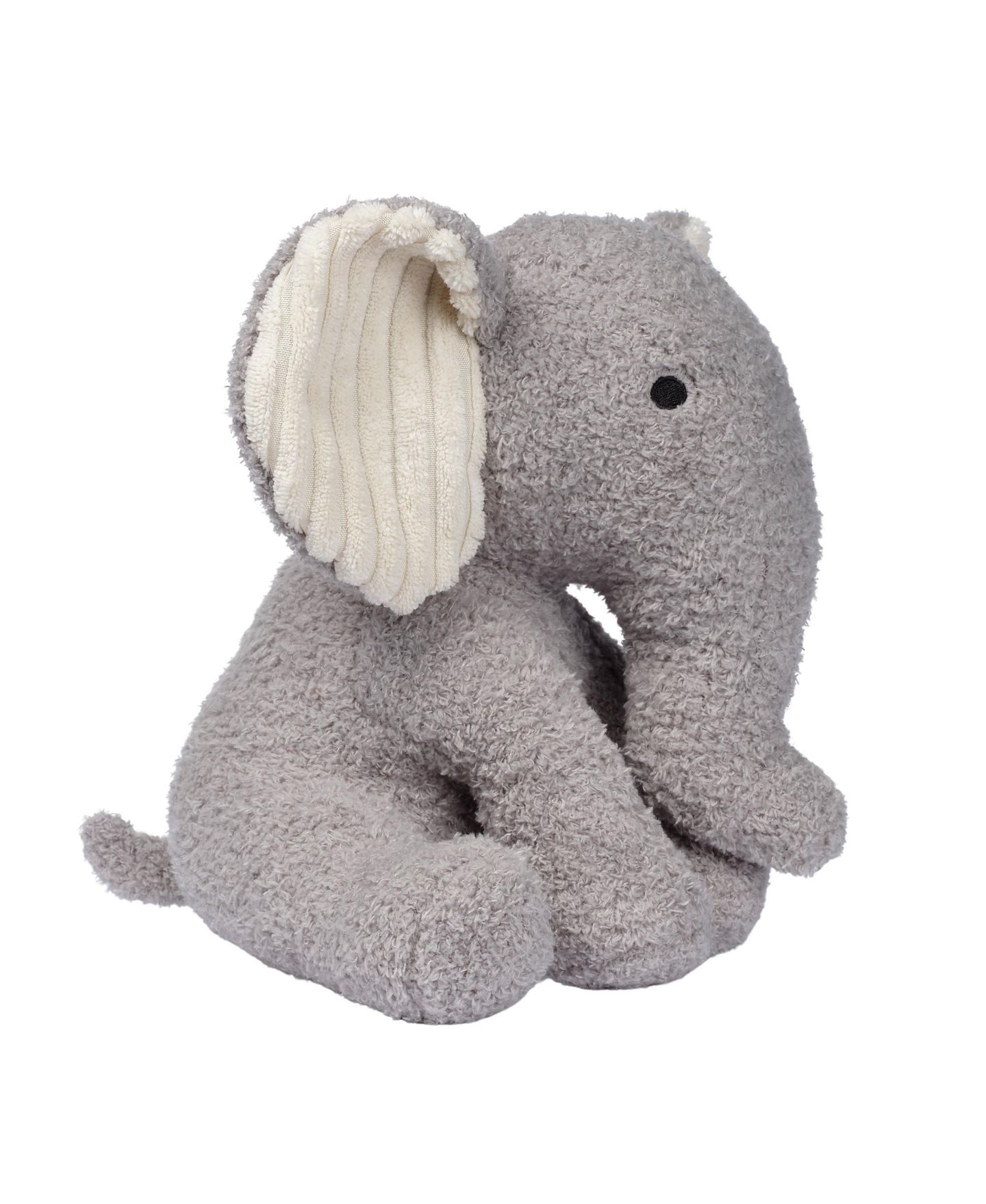 Детская мягкая игрушка Lambs & Ivy Little Peanut Soft-Boucle Elephant 9" Plush, цвет: Серый — фото 2