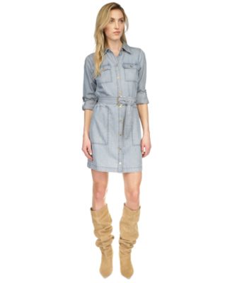 Michael Kors - Women's Chambray Utility Shirtdress