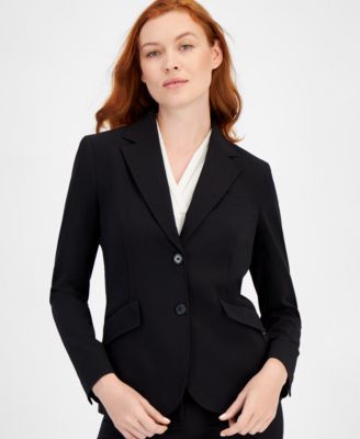 Bi-Stretch Two-Button Blazer